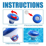 Dispensador de spa para piscina flotante con mini tableta - PS033B