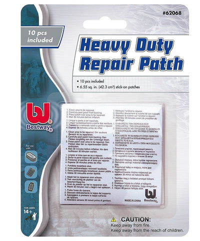 10 PACK - Heavy Duty Vinyl Repair Patches