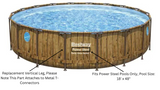 Pata vertical para piscinas Power Steel de 18 pies de Coleman