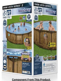 Pata vertical para piscinas Power Steel de 18 pies de Coleman