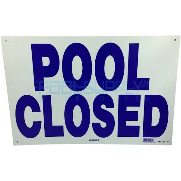 Señal de piscina cerrada - SW-10