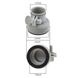 2 PACK - Hose Conversion Adapter Kit with 1.25in to 1.5in Fittings